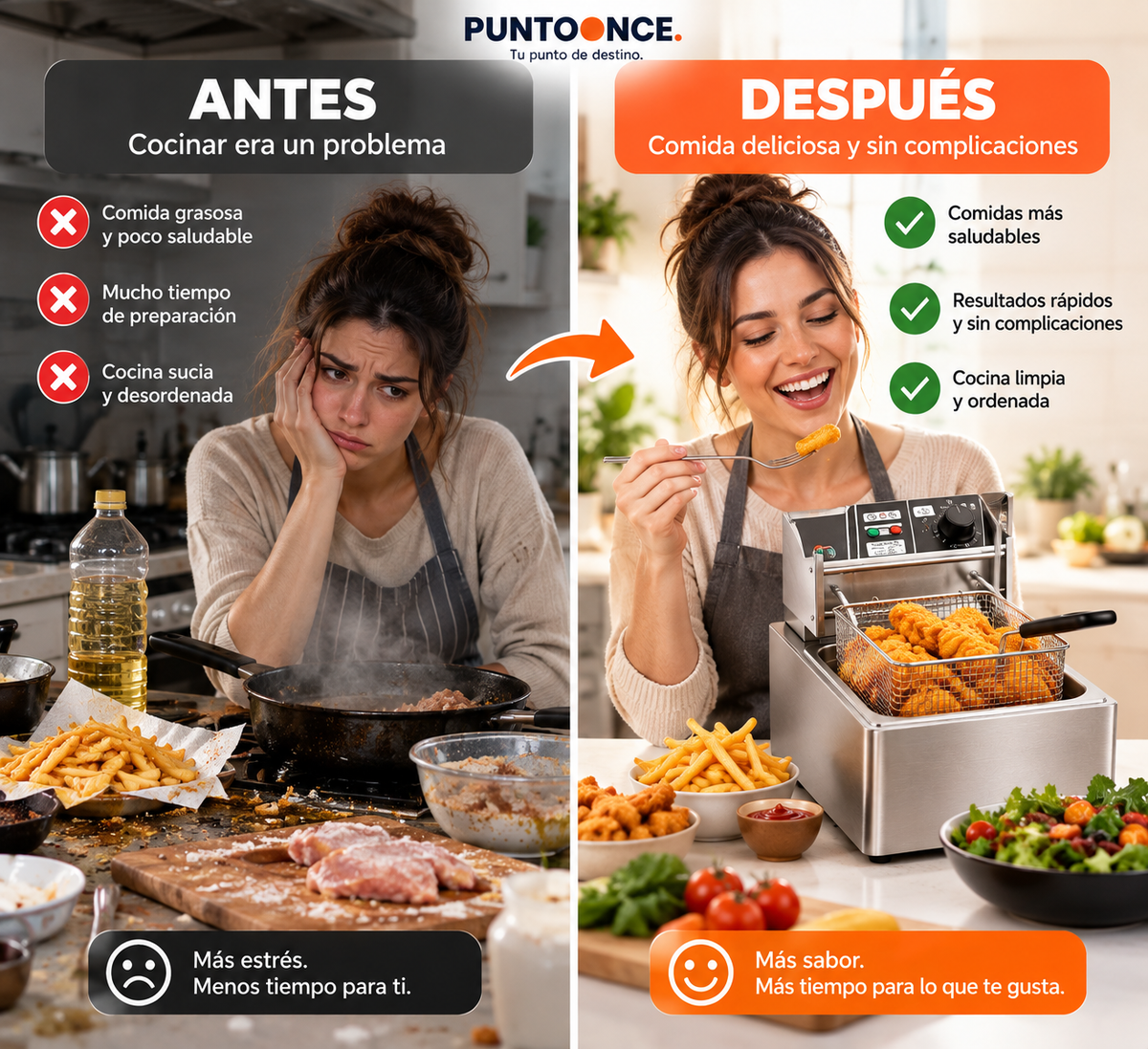 FryMaster™ Más potencia. Más sabor. Menos espera.