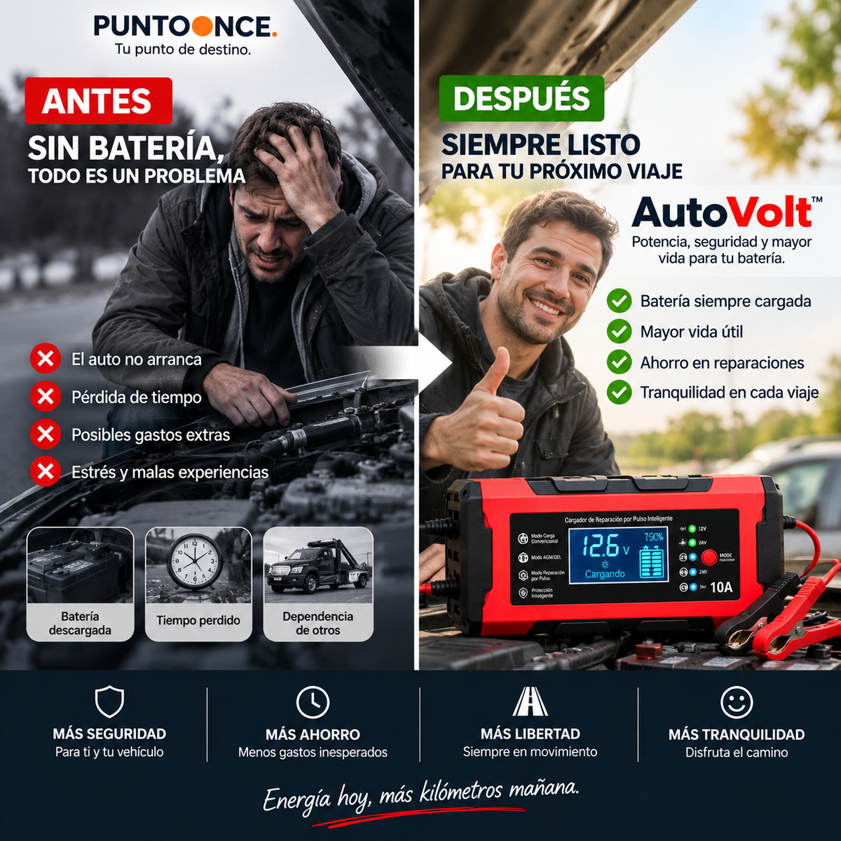 AutoVolt™ - La energía que tu vehículo necesita.