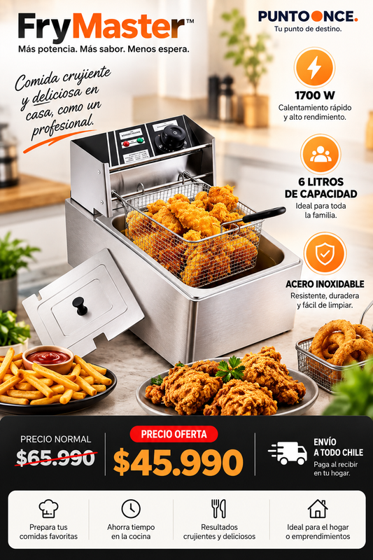FryMaster™ Más potencia. Más sabor. Menos espera.