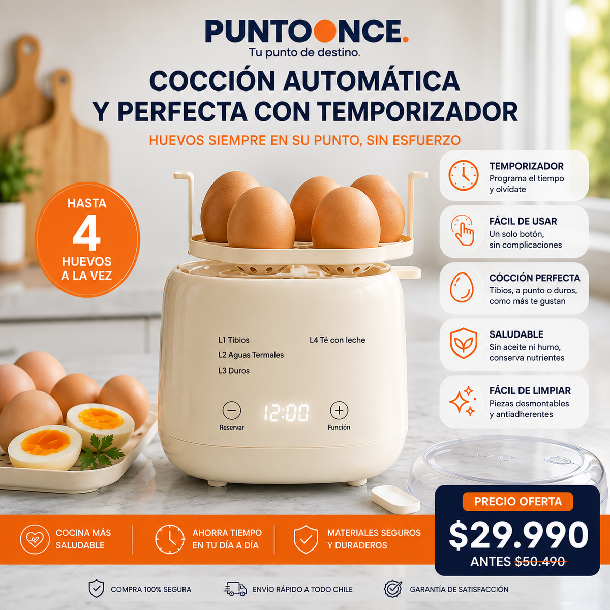 OvoChef™ - Tu Desayuno en Minutos