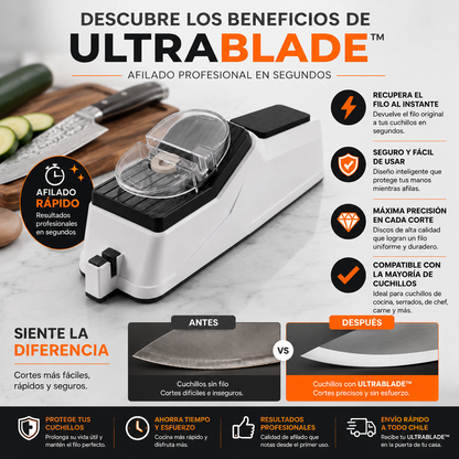 UltraBlade™-Afilado Profesional en Casa