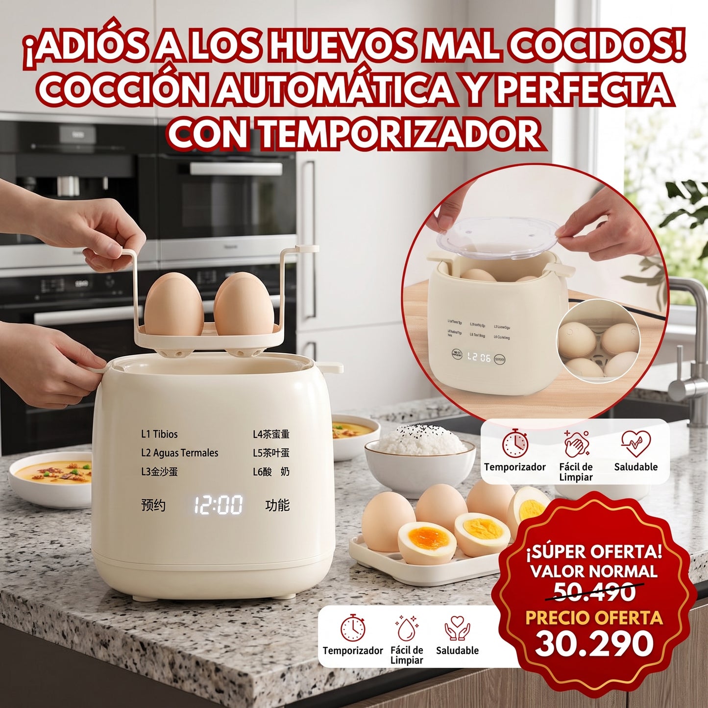 OvoChef™ - Tu Desayuno en Minutos