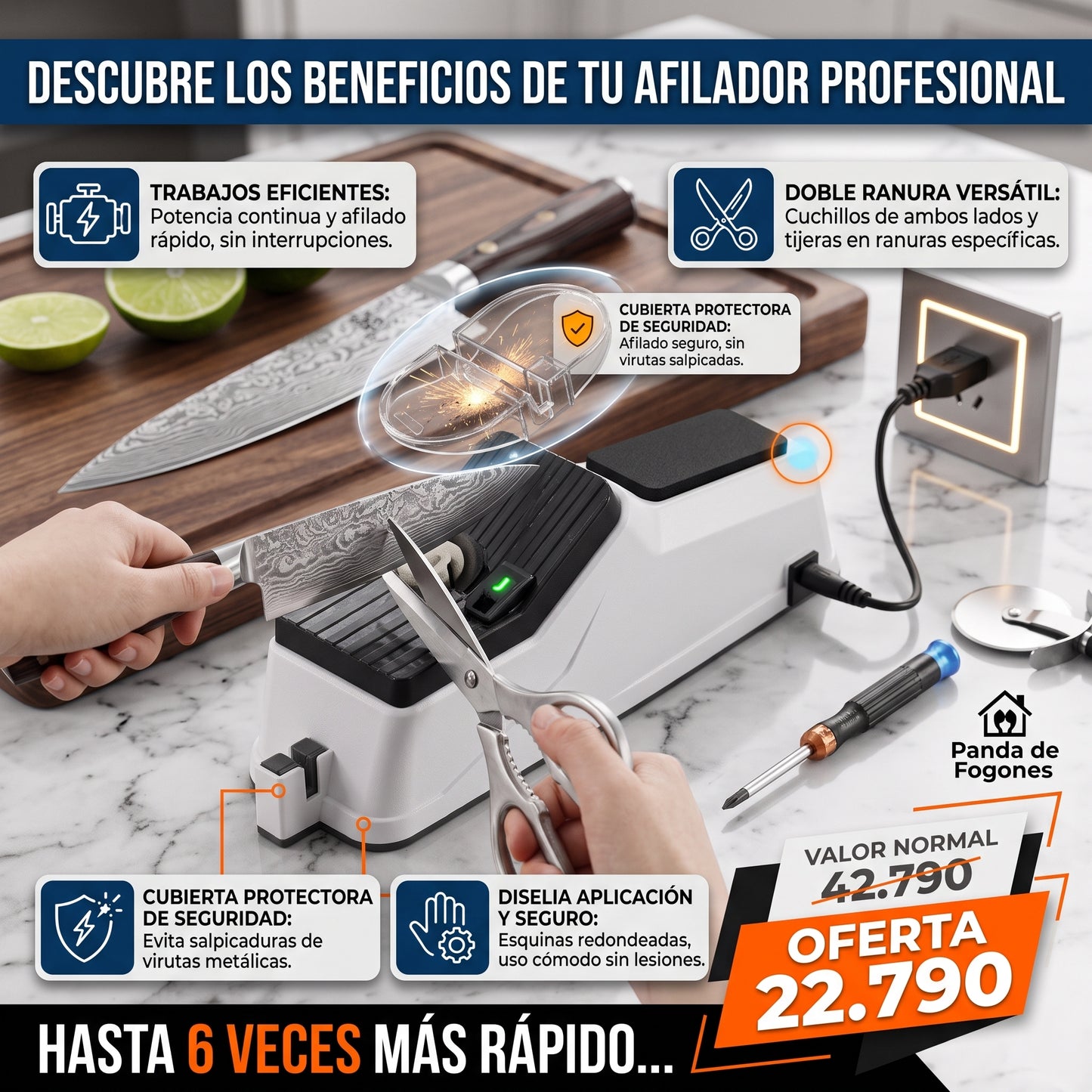 UltraBlade™-Afilado Profesional en Casa