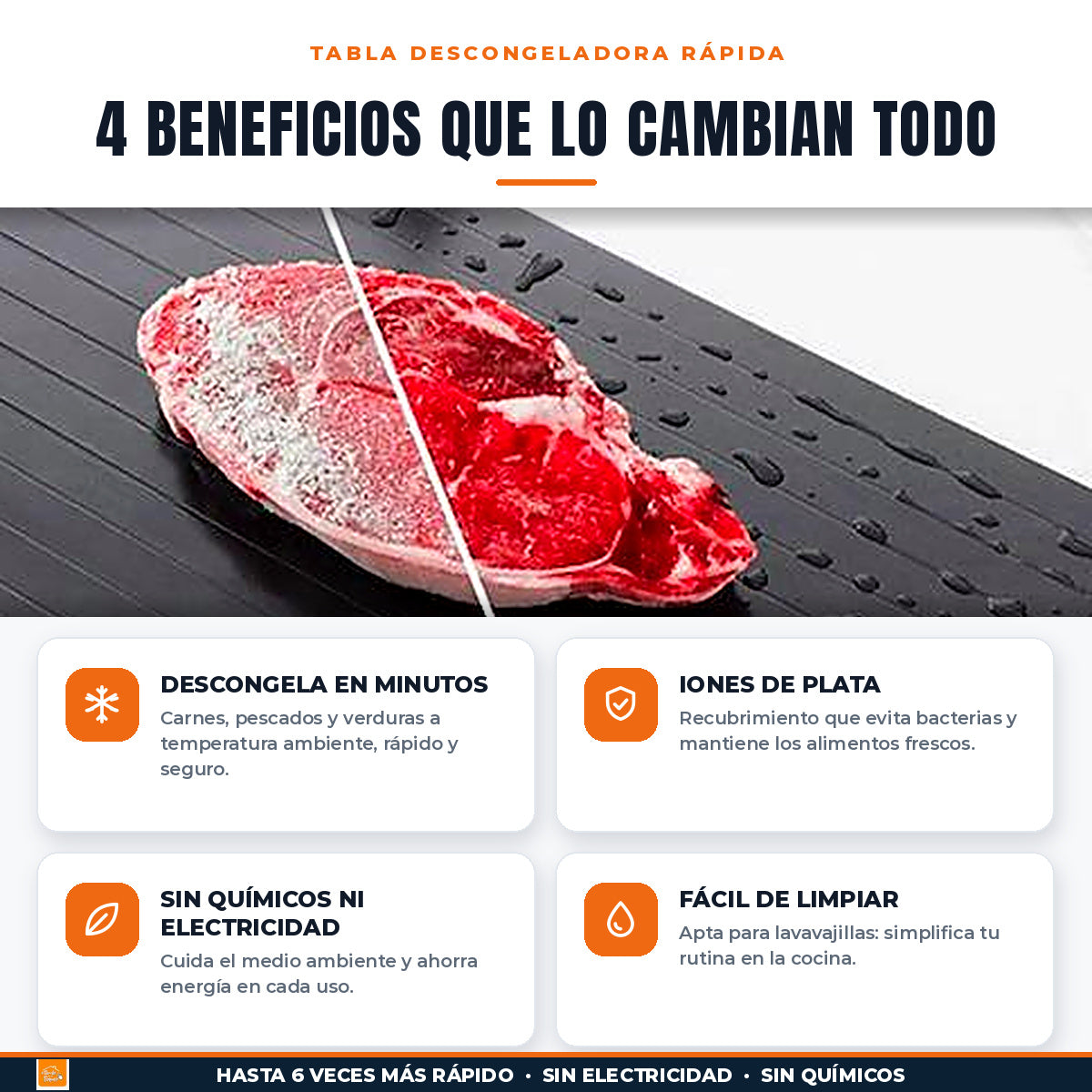 RapidThaw™ - Tabla de Descongelación Acelerada