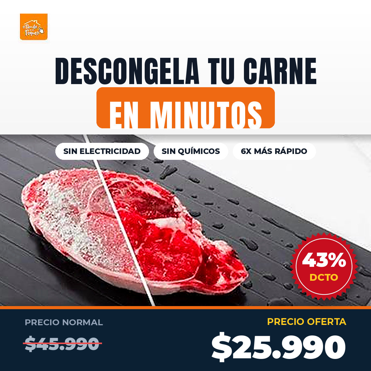 RapidThaw™ - Tabla de Descongelación Acelerada